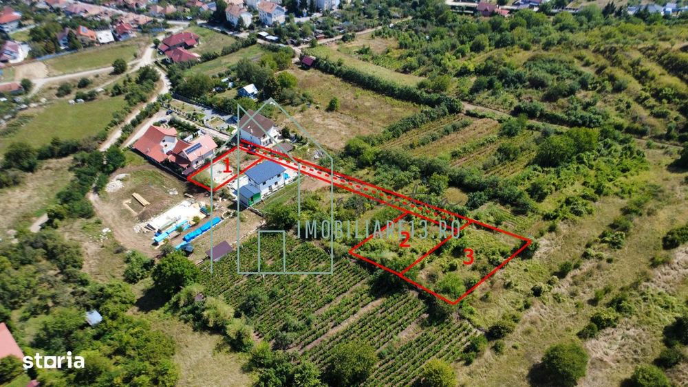 De Vanzare 3 Parcele Teren Intravilan – Str. Gheorghe Doja, Aiud