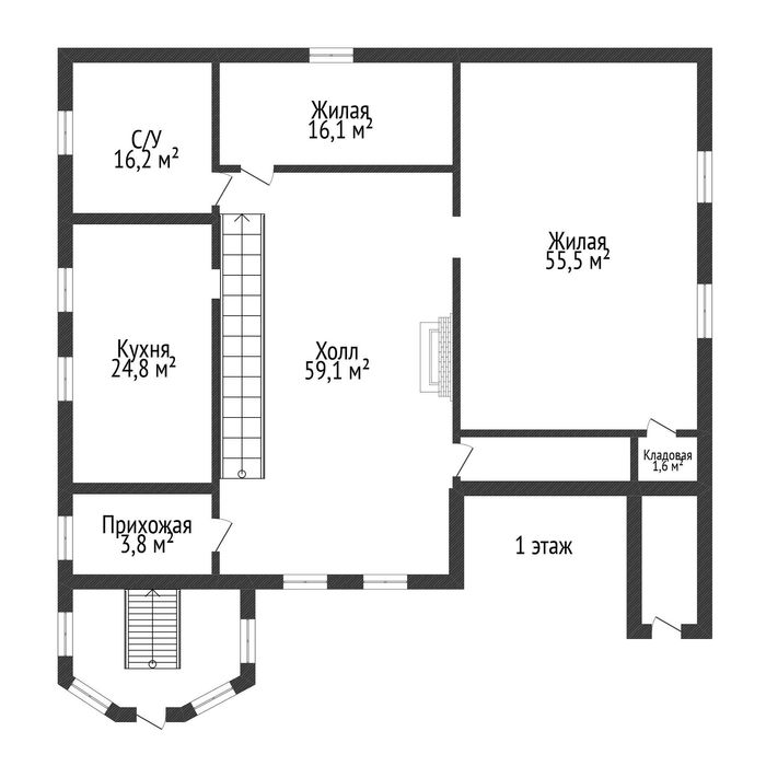 Продам коттедж в самом центре города!