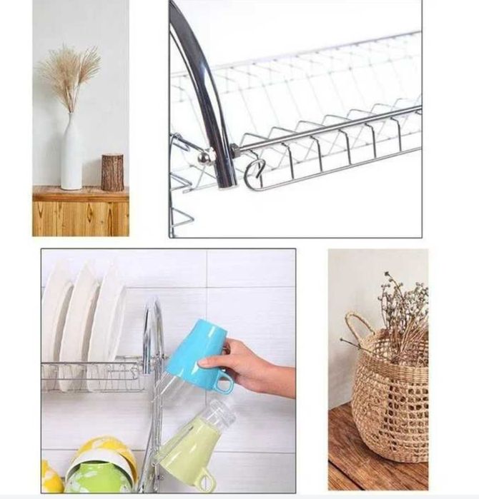 Сушилка для посуда полка этажерка idish sushilka доставка бесплатная