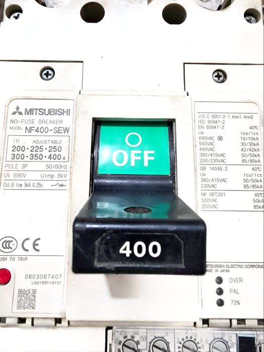 Contactor LG GMC 180 Întrerupător Mitsubishi 400A