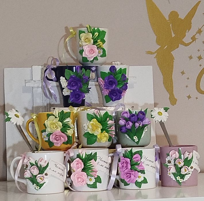 Чаши с полимерна глина