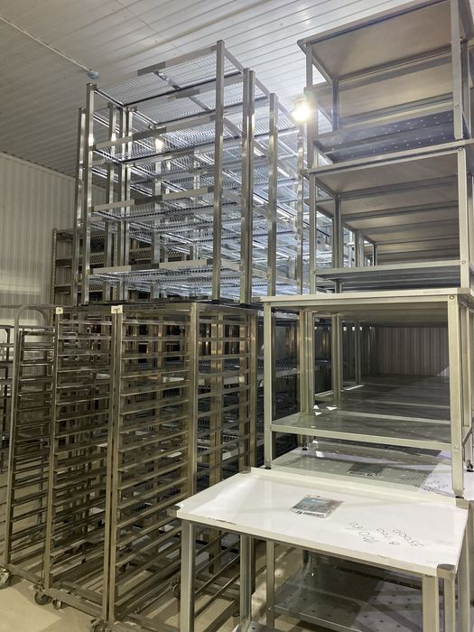 Стеллажи, супер выбор нержавейки