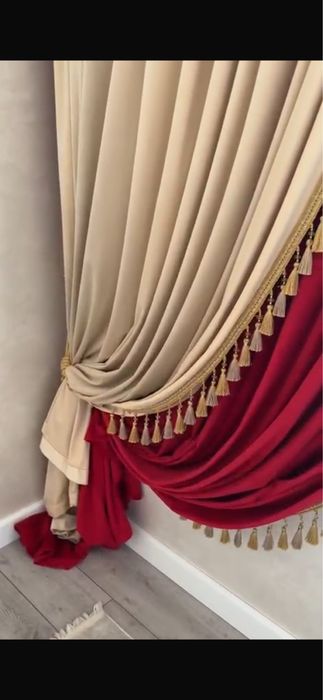 Комлект штор с тюлем