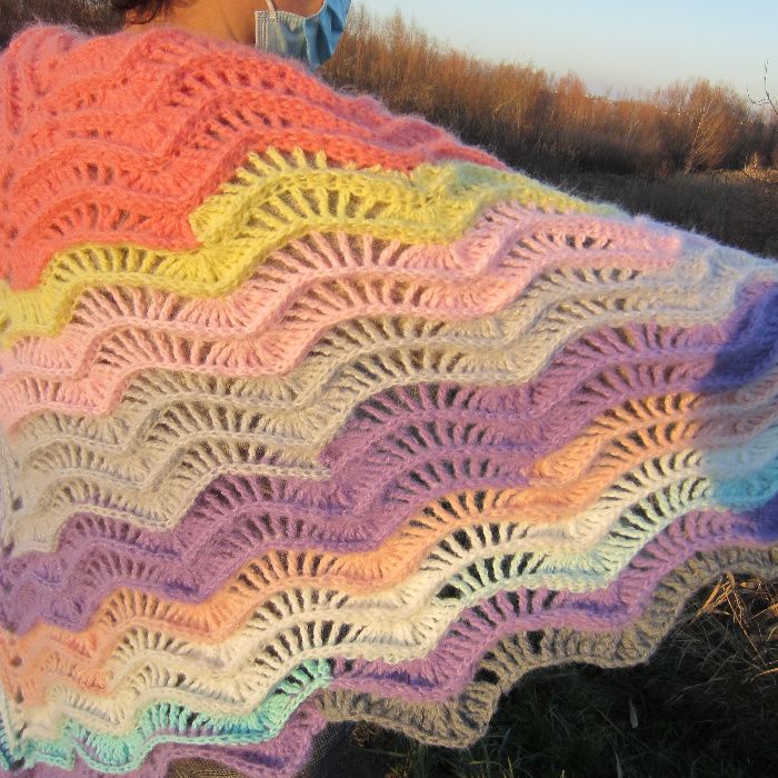 Aripi colorate Sal - lucrat manual