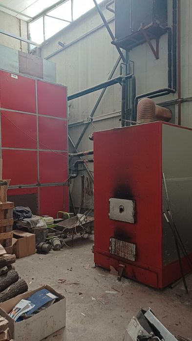 водогреен котел на твърдо гориво 350KW