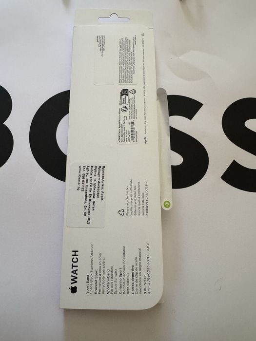 Apple Wach black sport band 46 mm M/L!