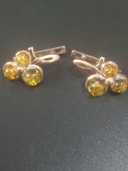 Продам, сережки позолоченные 925 проба.