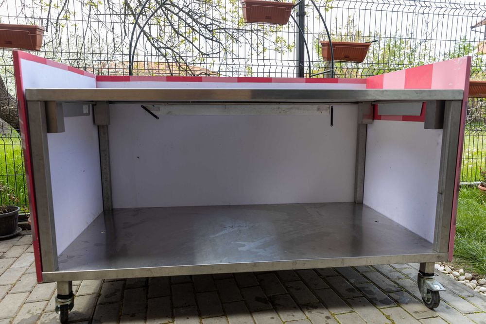 Количка и машина за захарен памук комплект