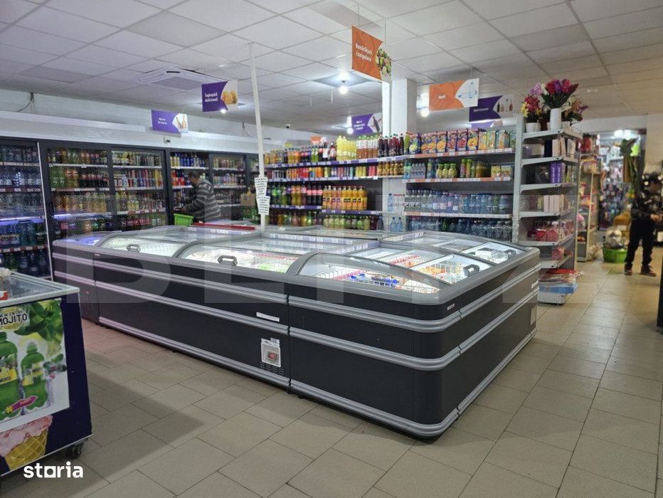 Spatiu comercial 300mp, 650 mp curte,  zona Beltiug