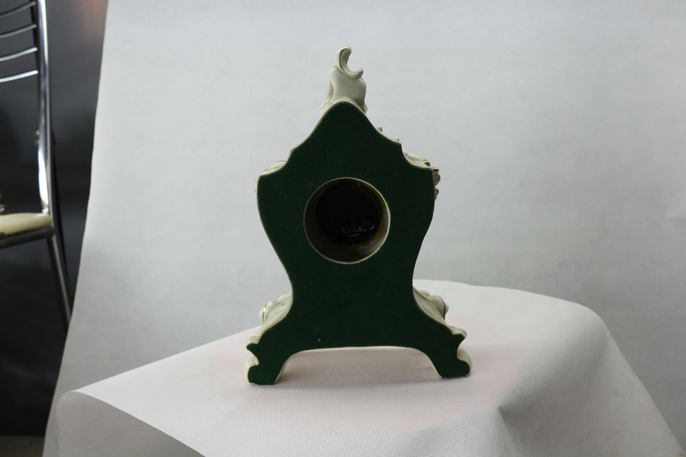 Часы в стиле Барокко из фарфора Capodimonte Италия