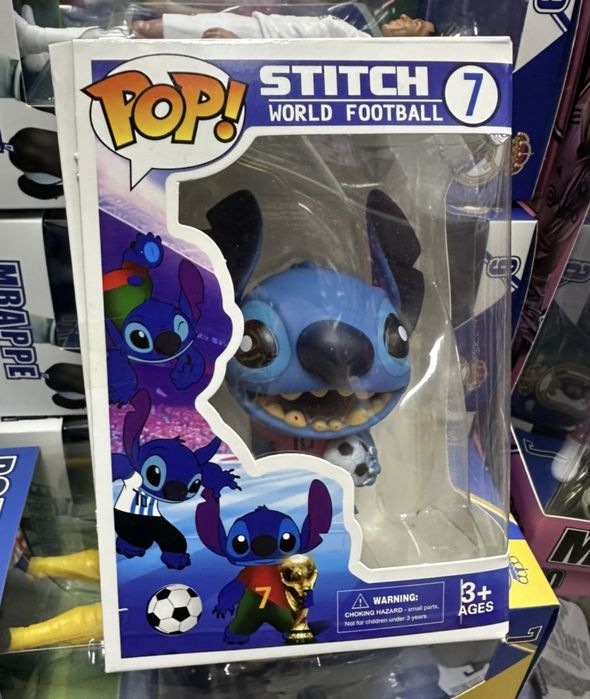 Funko Pop фигурка Стич футболист Stitch