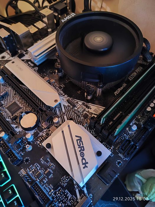 Комплект Ryzen 5 Pro 4650G, RAM 16GB DDR4 3200, Asrock A520M Pro4