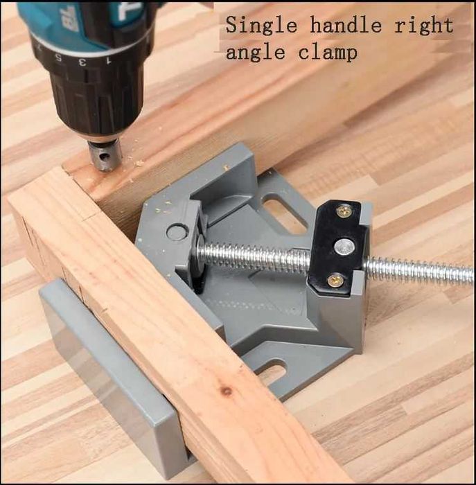 Угловая струбцина 90° с одной ручкой