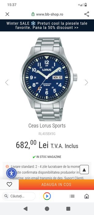 Ceas Lorus automatic