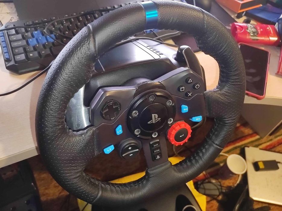 Перфектен Logitech G29 Force Feedback волан с педали гр. София Люлин 3