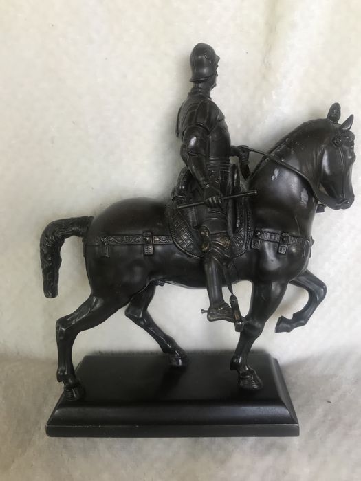 Statueta ecvestra antica