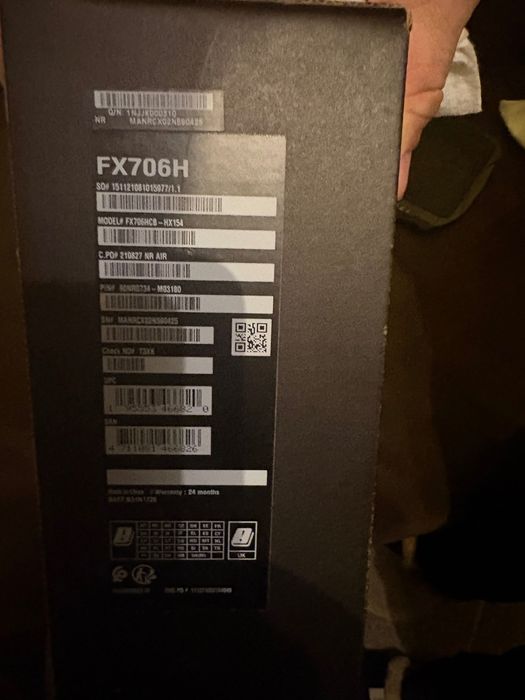 ASUS TUF F17 ; i7 nvidia 32gb ram