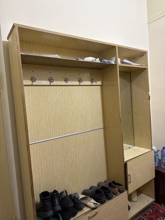 Шкаф ёрма копи двухспалний кровать сотилади