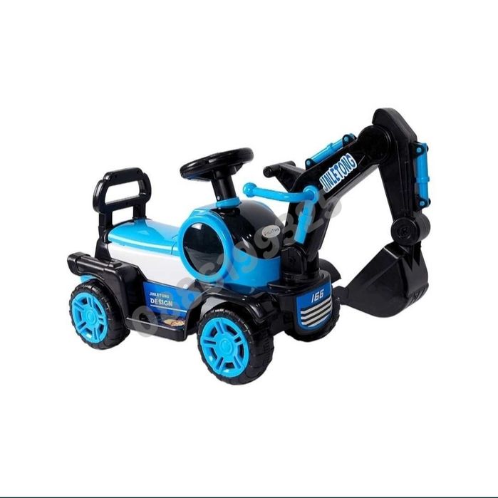 Детски Багер Кола за бутане със звук и светлини
