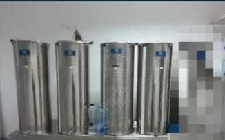 Butoaie inox masiv 4 bucăți