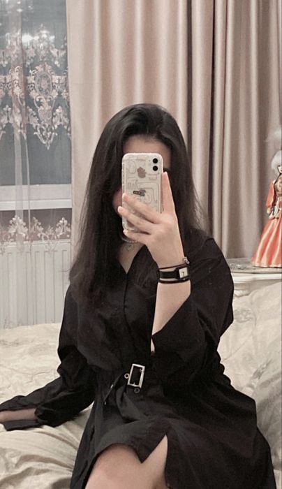 короткое черное платье рубашка