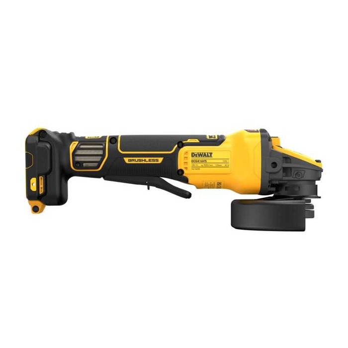 Ъглошлайф DEWALT DCG416VSN, 18V, 125mm