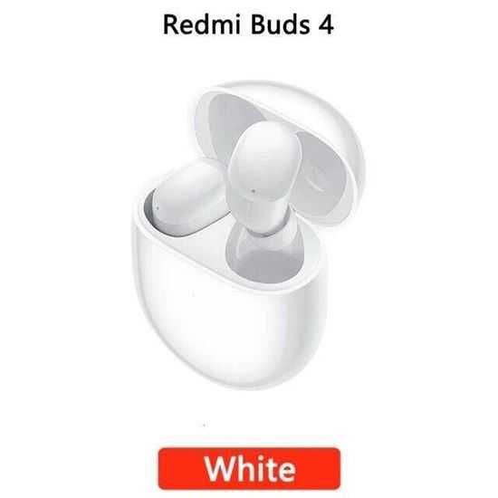 Слушалки Xiaomi Redmi Buds 4 White (BHR5846GL) безжични Bluetooth 5.2