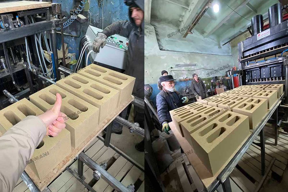 ERMANI hiper-500AT - hiperpress pentru producția de blocuri