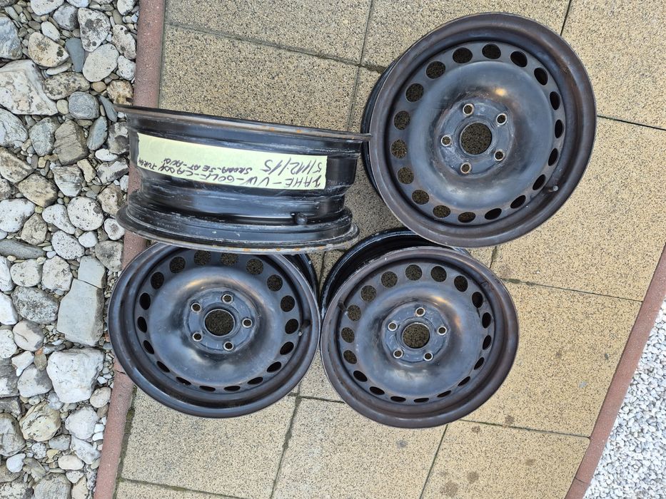 Vând jante de Vw 5/112/15 de Golf 5,6,7,Turan,Caddy, Skoda,Seat Passat
