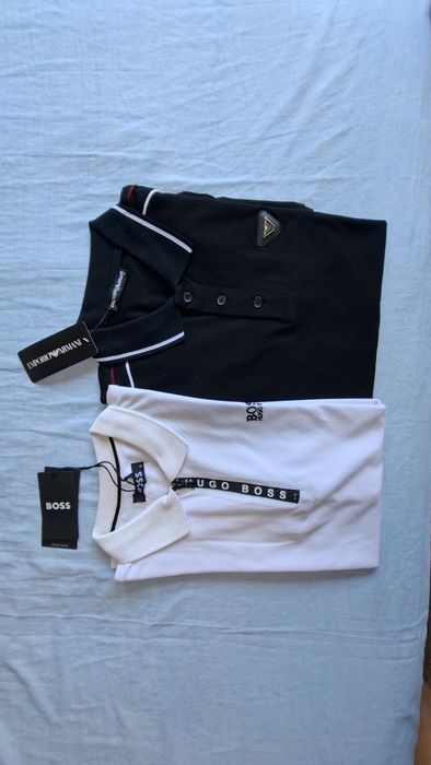 OFERTA: LOT 2 Tricouri  barbatesti noi din bumbac marimea S