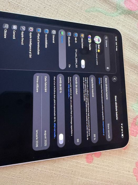 Vând iPad Pro 11” M5, 256 GB Wi-Fi – stare impecabilă