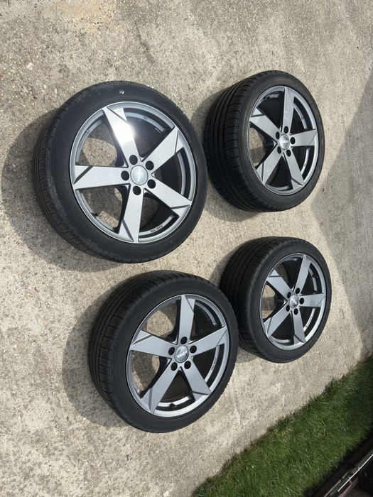 Vand 4 Jante Audi 18 inch cu Anvelope M+S 245 40 18