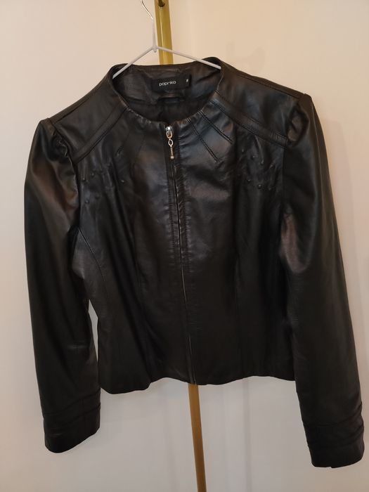 Paprika Яке от естествена кожа