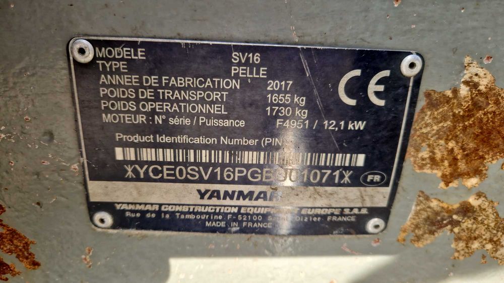 Yanmar echipament profesional constructii