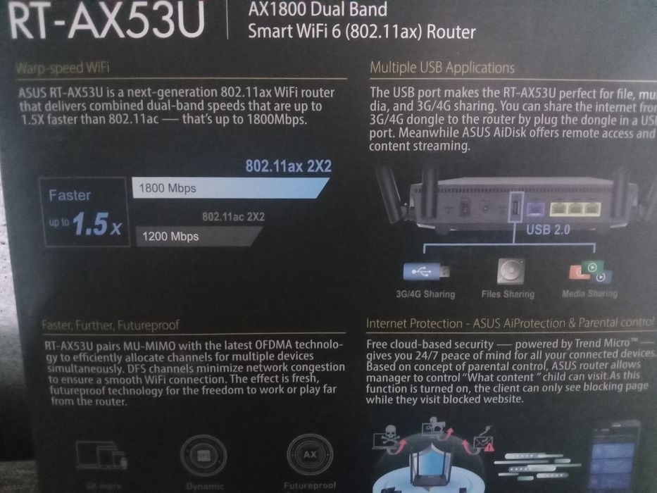 Wi-fi роутер Asus