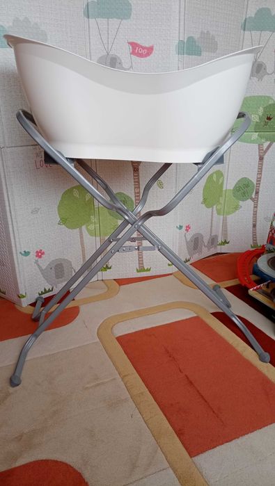 Бебешка вана Babymoov Aquanest със стойка (+ затопляща подложка)