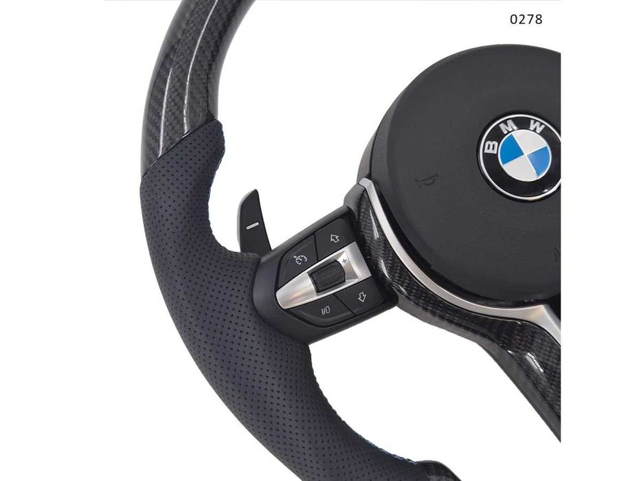 Volan carbon stil M pentru BMW 3 E46, 5 E39, X5 E53 – tuning Premium