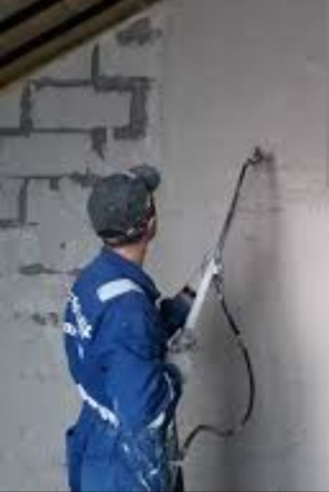 Штукатурка механизированная ( аппарат билан )