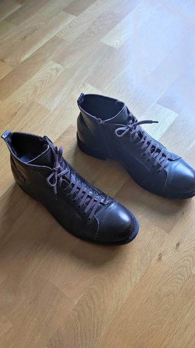 Мъжки боти естествена кожа