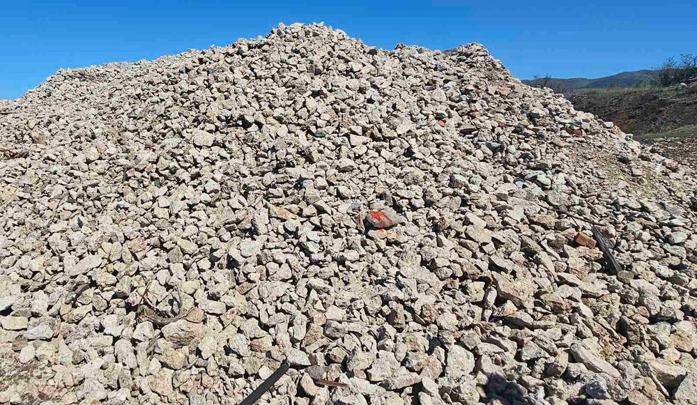 Трошен бетон, фракция, обратен насип, инертен материал