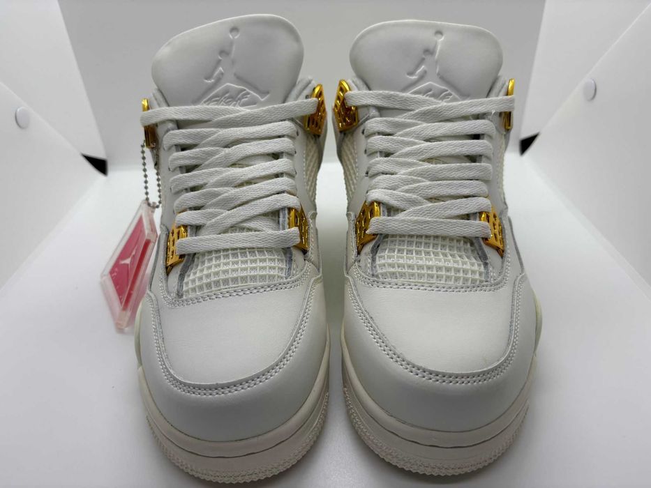 Nike Air Jordan 4 Sail Metallic Gold 36-40