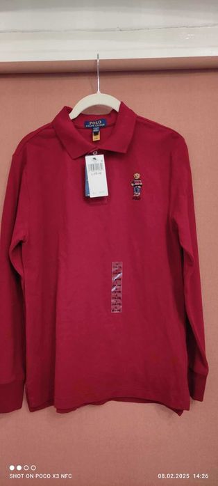 Polo Ralph Lauren # marimea S #  rosu inchis #nou cu eticheta