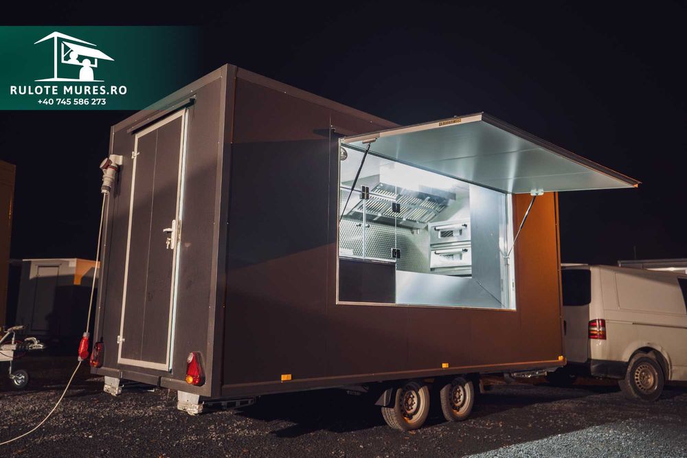 Rulote comerciale 6m ,FAST FOOD, STREET FOOD, FOOD TRUCK !!