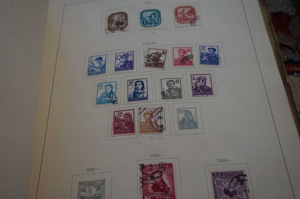 colectie de timbre , romanesti si straine