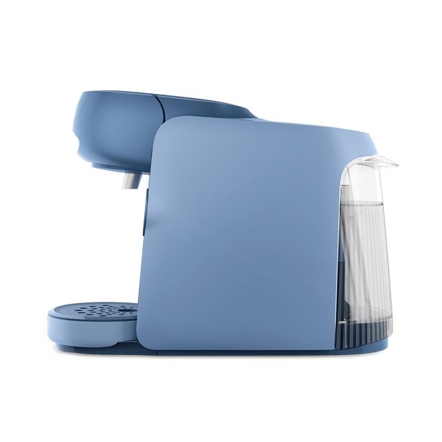 капсульная кофемашина Bosch Tassimo Finesse синего цвета.
