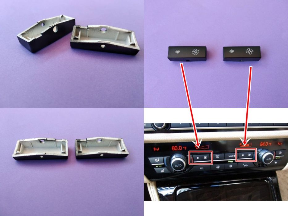Bmw seria 5 6 7 F07 F10 F11 F06 F12 F01 F02 F03 butoane control clima
