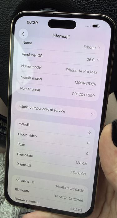 Iphone 14 pro max 128 gb
