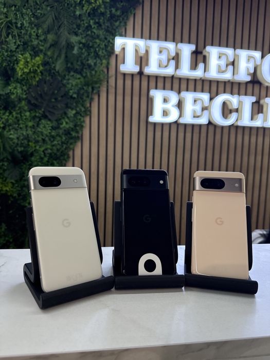 Google Pixel 8a 128gb 6.2-inch Obsidian, Rose, Porcelain Produse Noi Activate