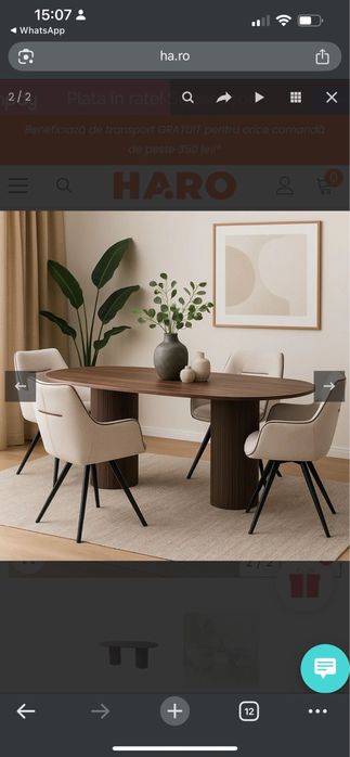 Masa de dining -
