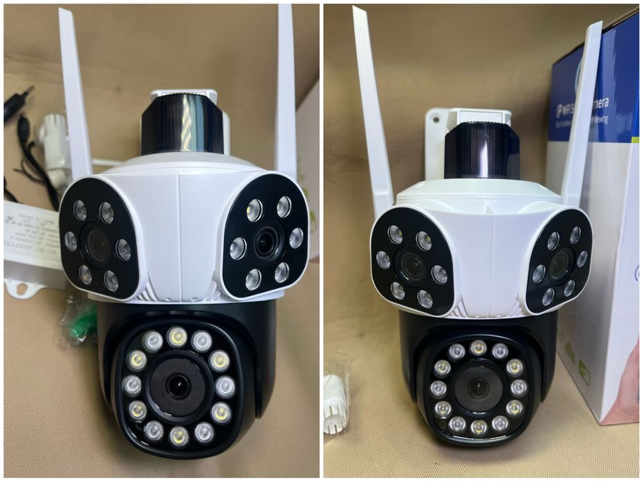 Тройна камера wifi LYLU 12 mpx  модел 2025 сирена camera kamera